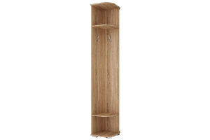 Италия ШТВ-370 Шкаф торцевой Дуб сонома/Белый глянец