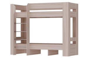 София Кровать КР800 двухъярусная К2 с настилом ЛДСП Ясень шимо светлый