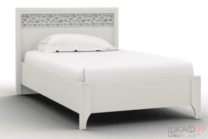 TWIST Кр-01 (900) Кровать с ортопедическим основанием Серебро