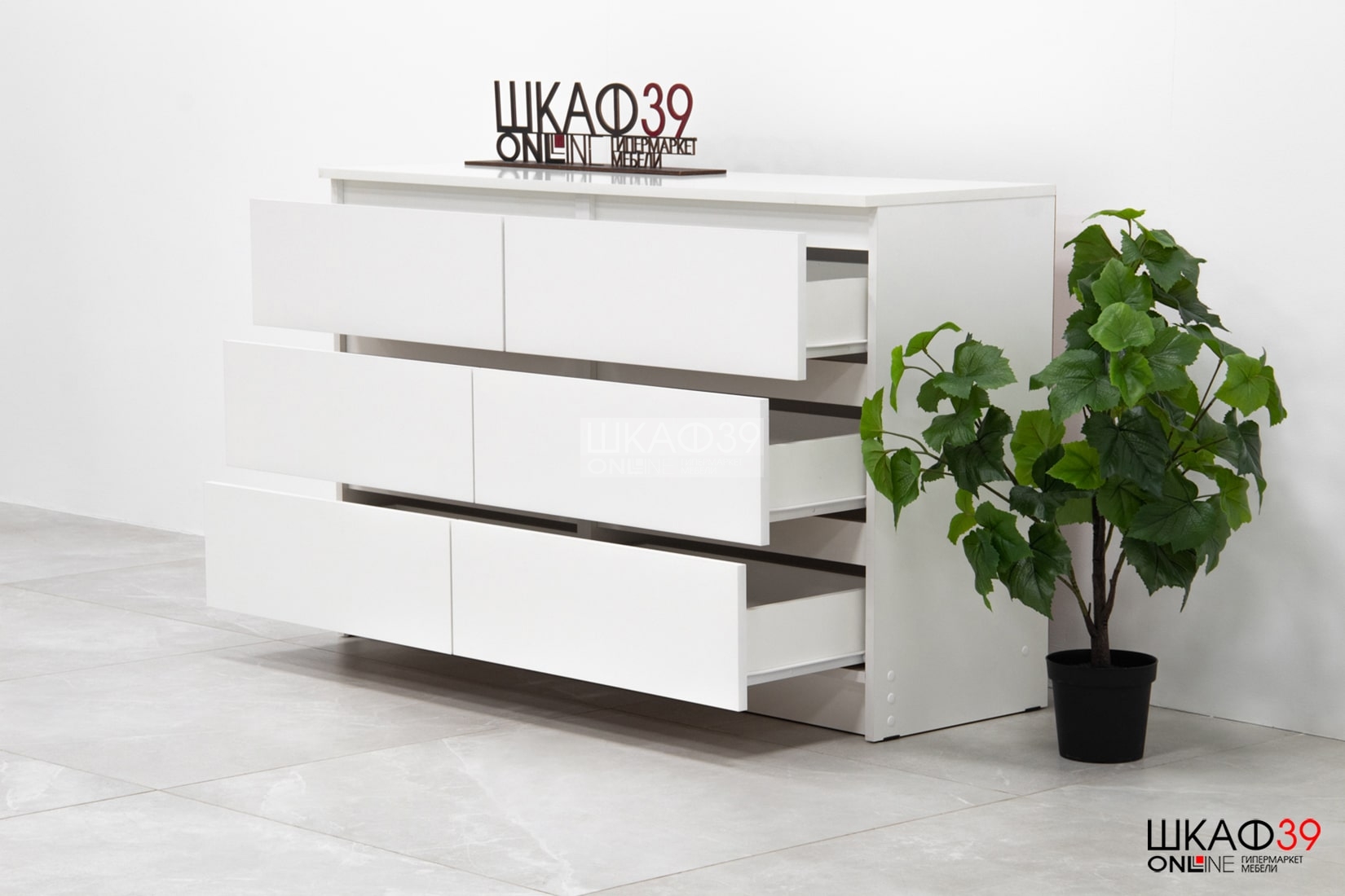 Мори 1200.6/2 Комод Белый