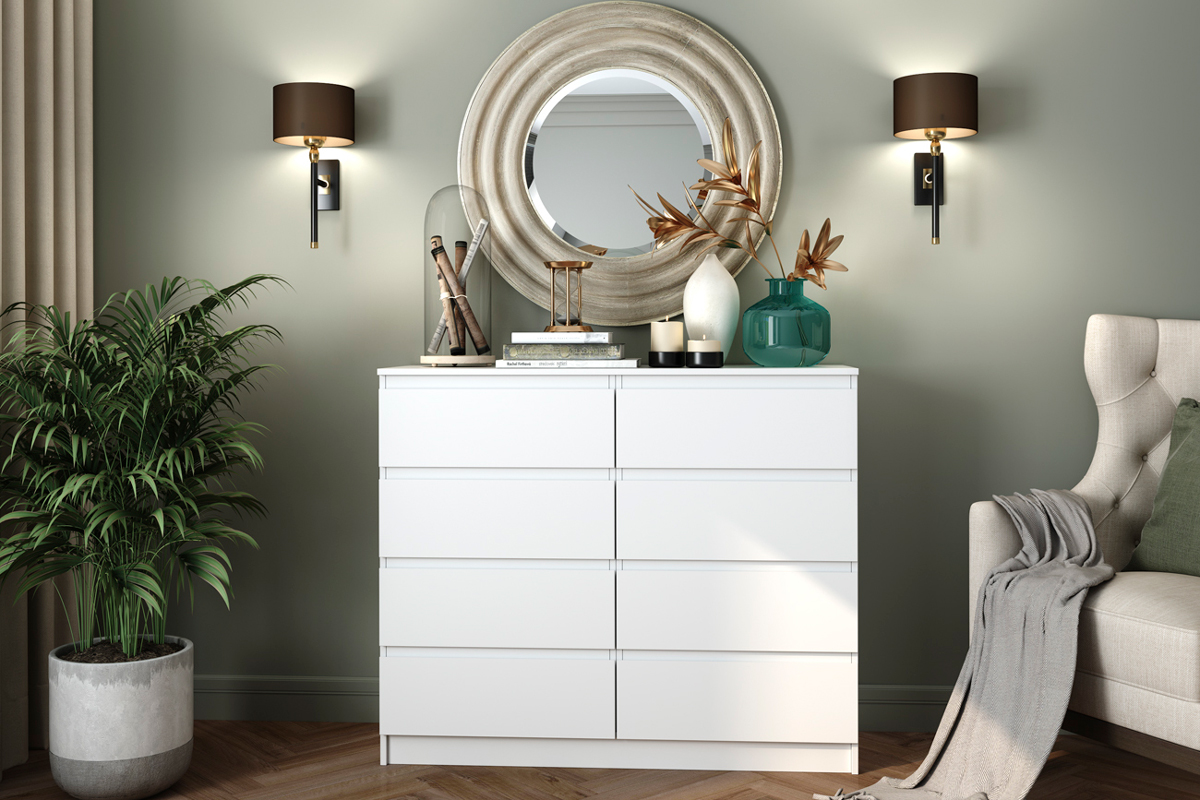 Мори МК 1200.8 Комод Белый