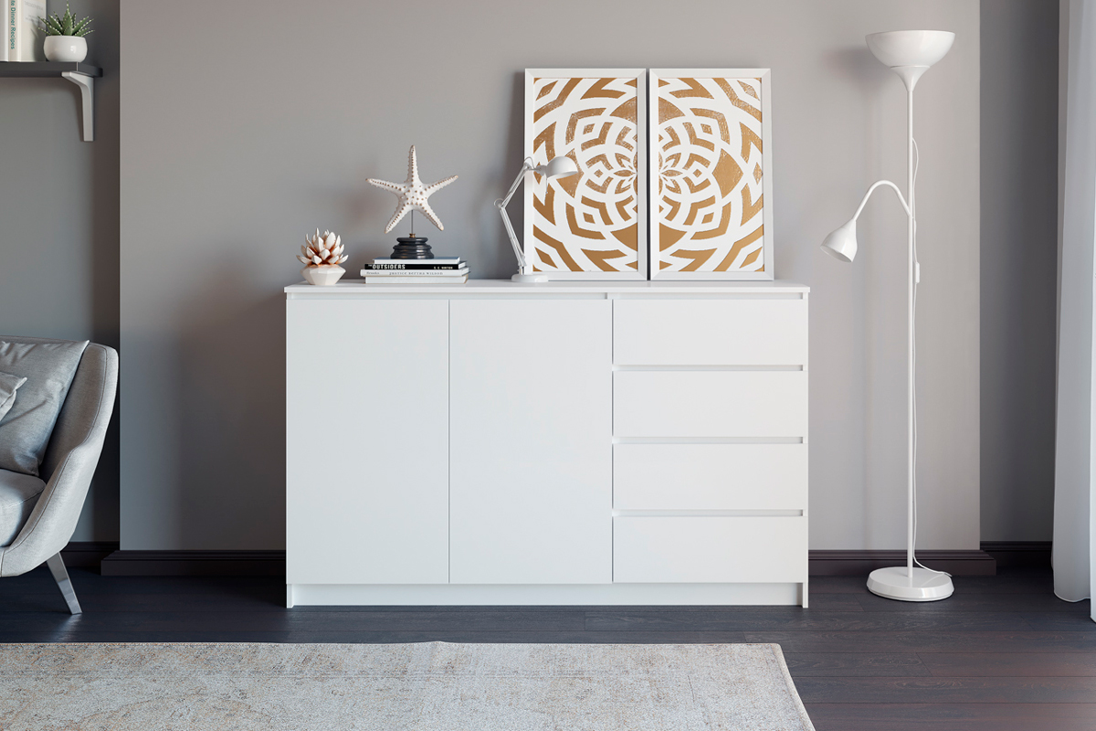 Мори 1600.1 Комод Белый