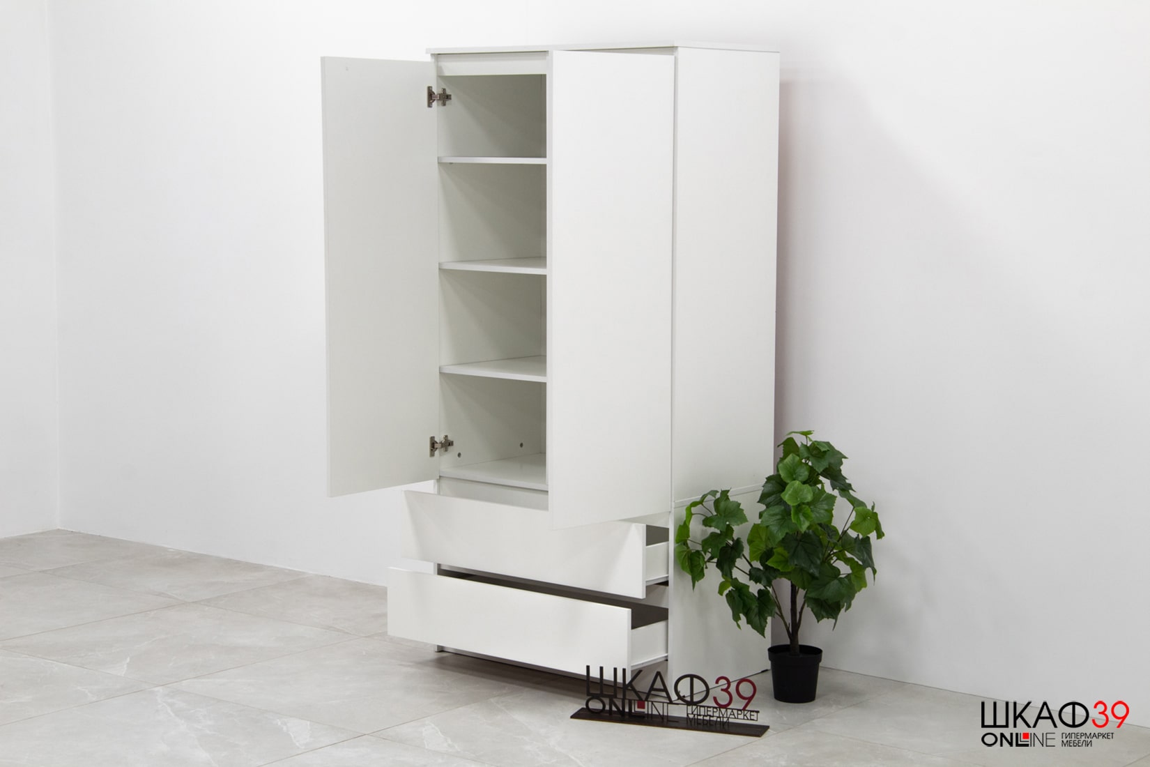 Мори МШ 900.1 Шкаф Белый