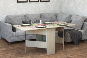 Осло-1 Стол-книжка Ясень шимо светлый