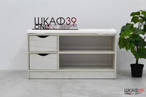 Ларедо-1/Лайт 10.82 Н Тумба Дуб Белый CRAFT/экокожа (Гранд Белый)