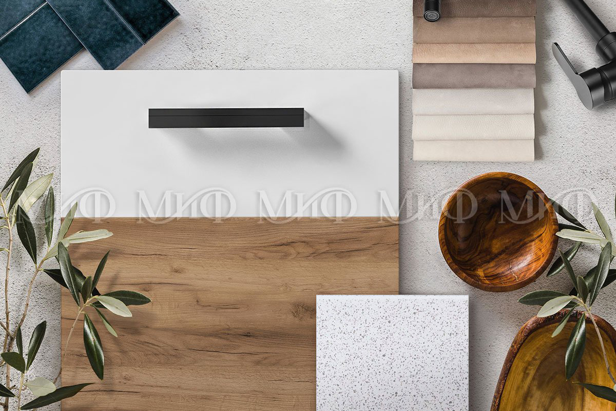 Рио кухня модульная дуб крафт/бежевый (Миф)