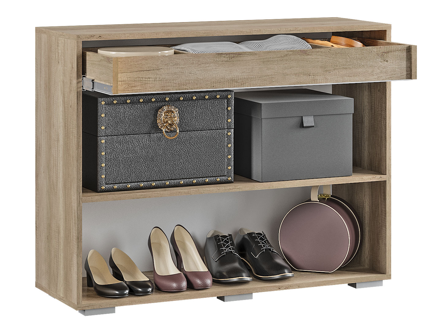 Тумба многоцелевого назначения Наоми ТБ-18, белый