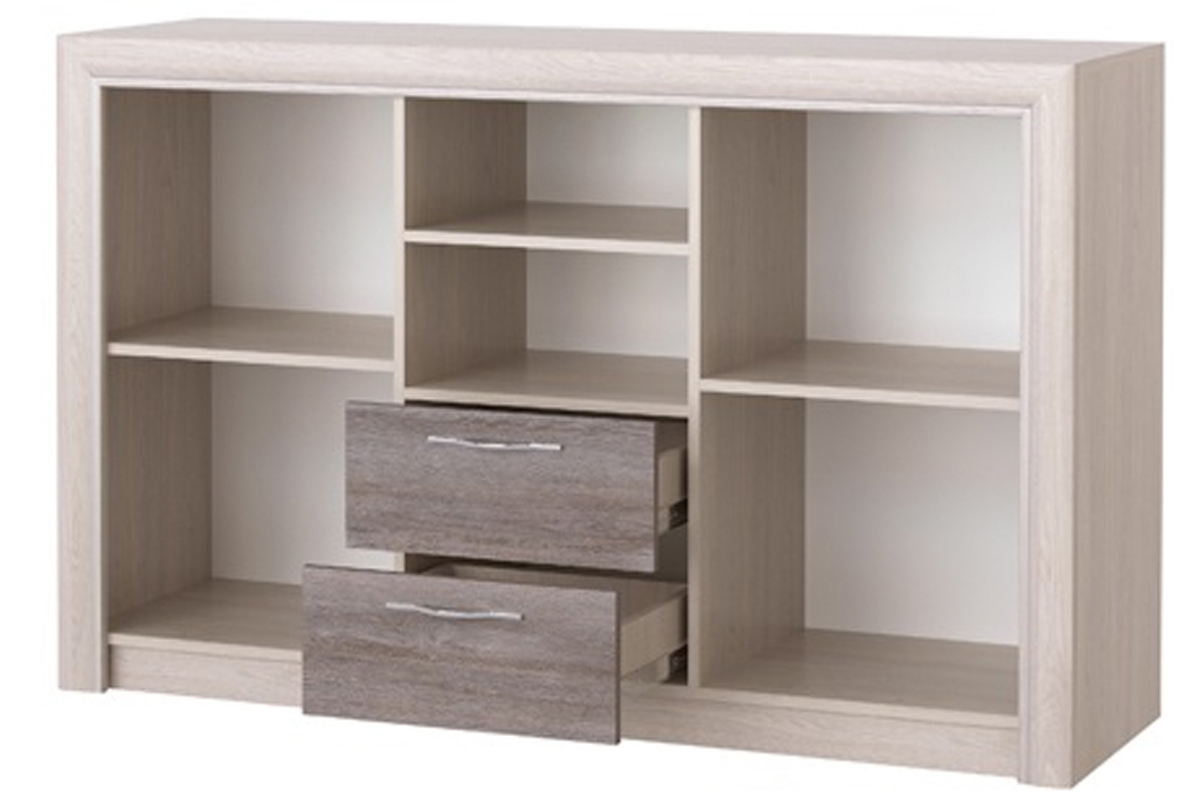 Октава Комод 2С2Я  Ясень анкор светлый/Клабхаус серый