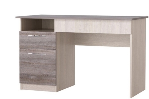 Октава Стол письменный Ясень анкор светлый/Клабхаус серый