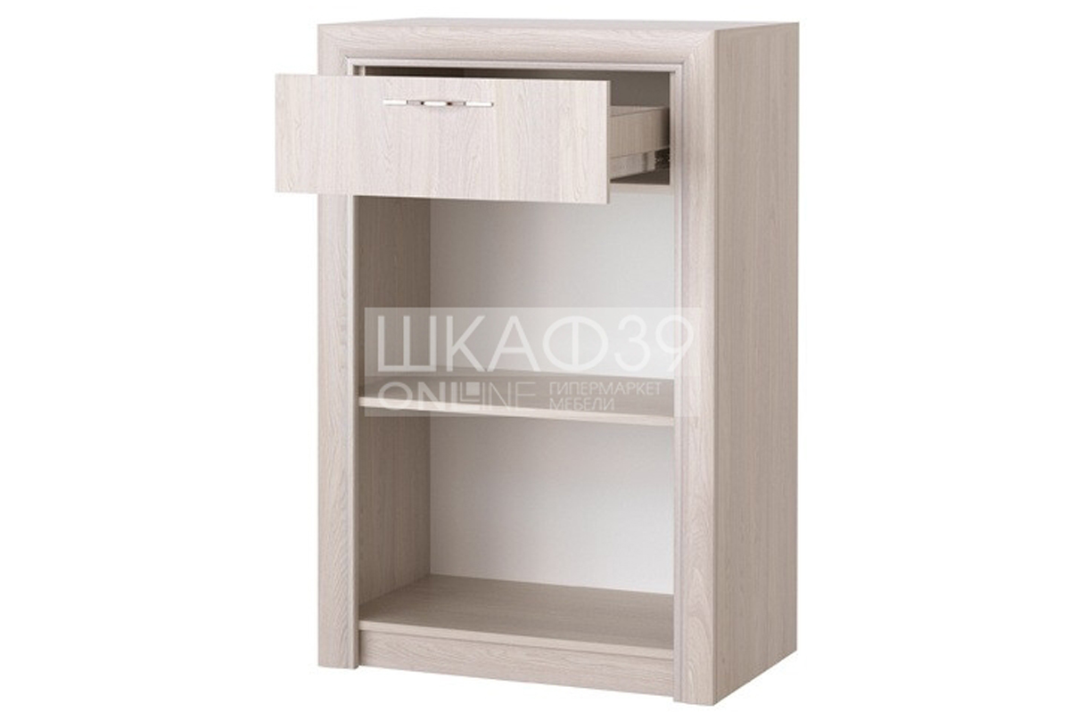 Октава Тумба комбинированная Ясень анкор светлый/Клабхаус серый