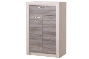 Октава Тумба комбинированная Ясень анкор светлый/Клабхаус серый