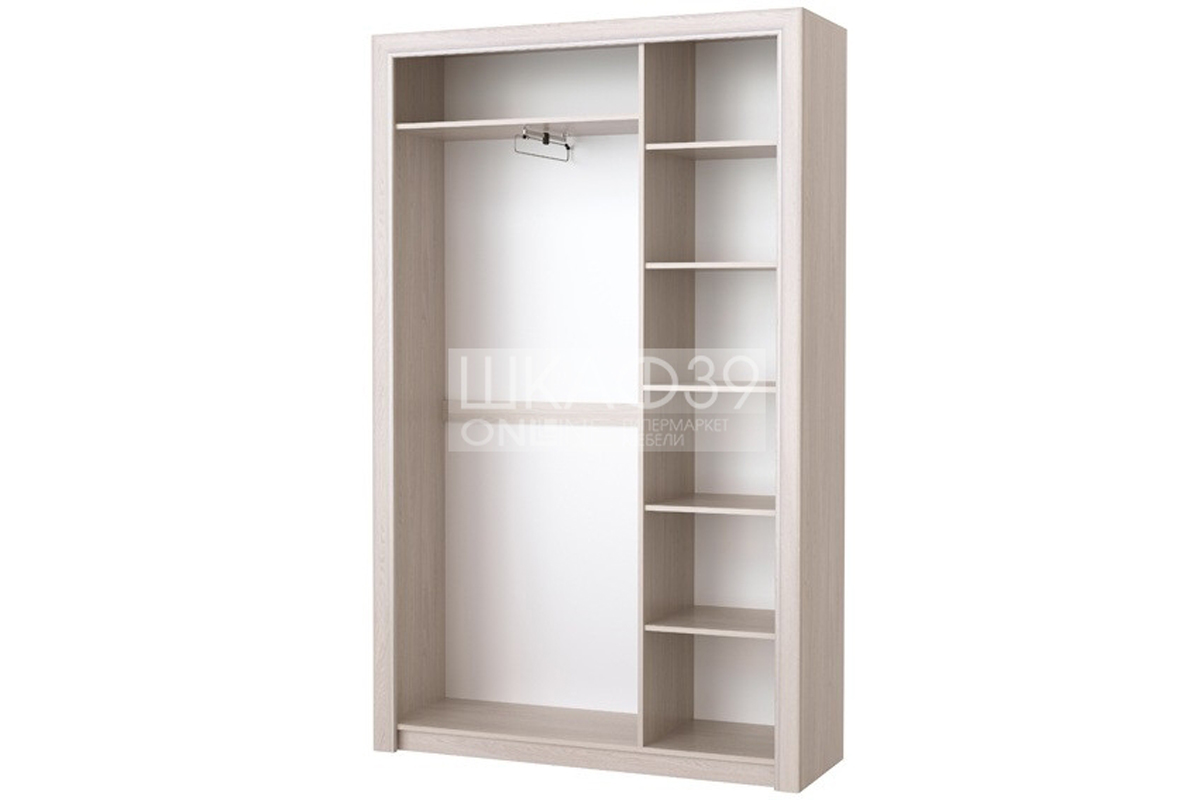 Октава Шкаф 2С1ЗР Анкор светлый