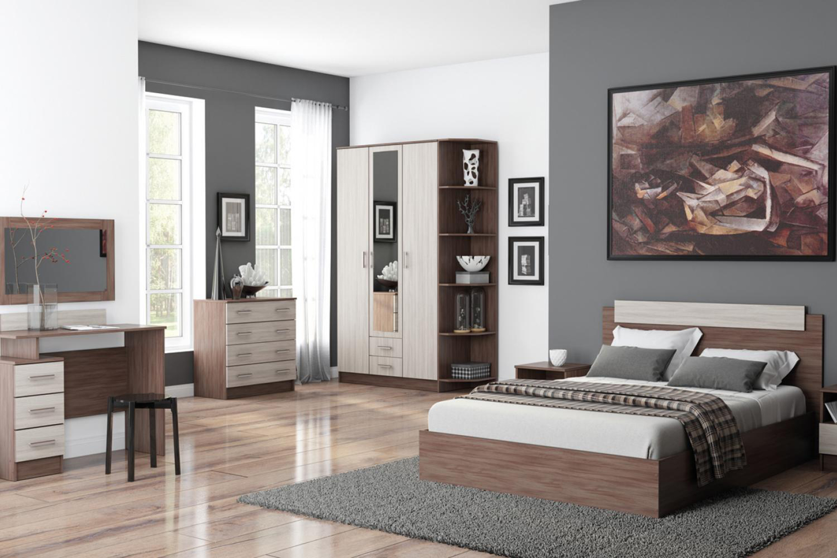 Эко Зеркало Ясень шимо тёмный