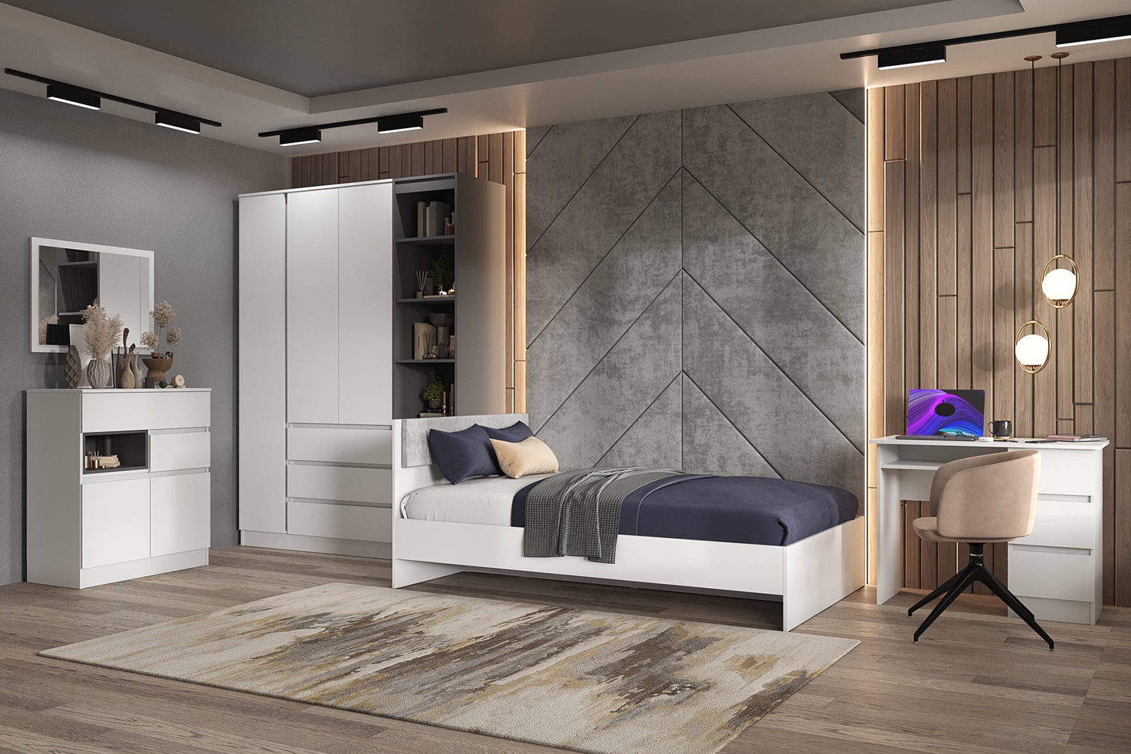 Мэнкс МСП-20 Пенал Белый