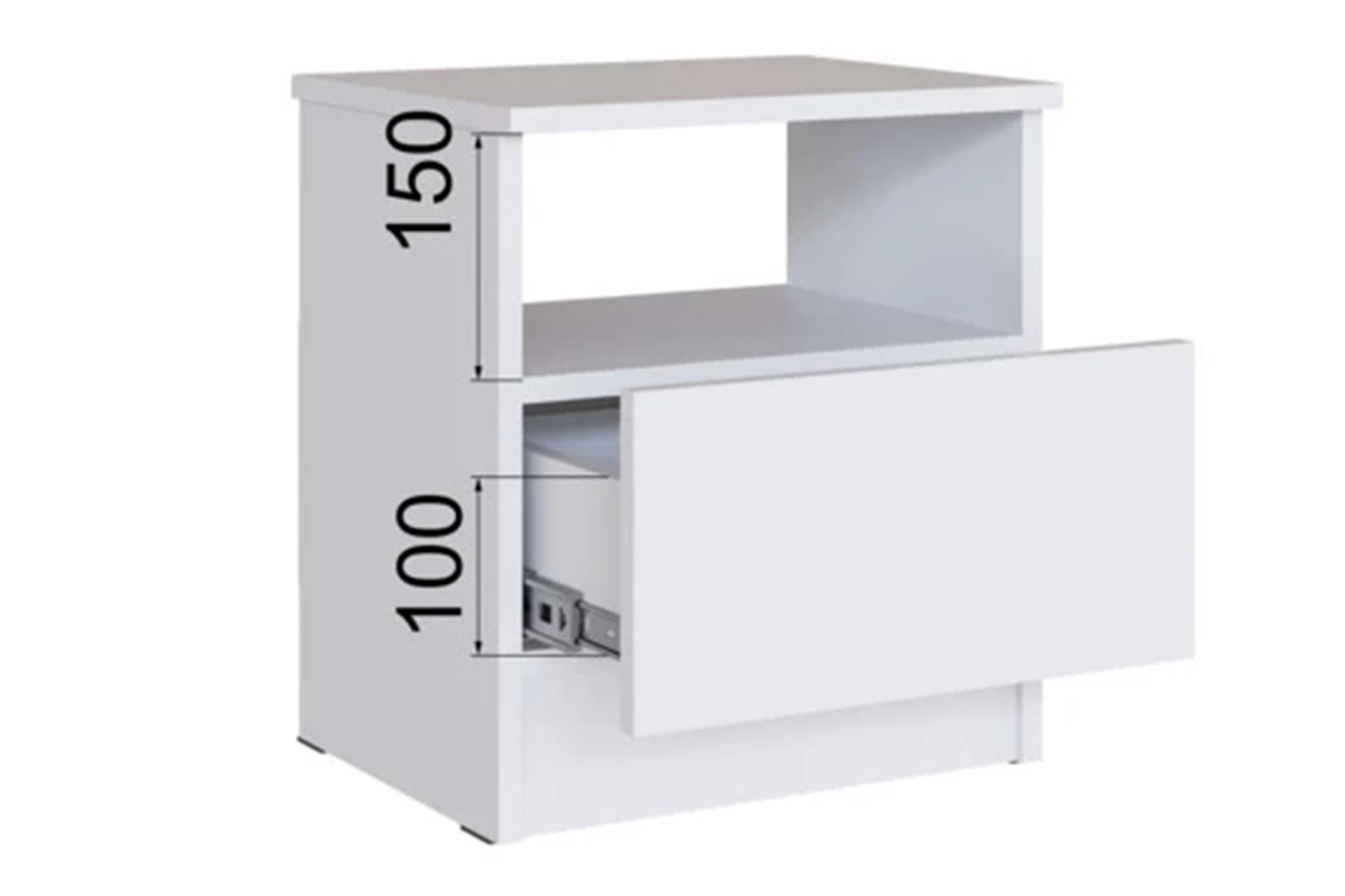 Мэнкс МСТ-20 Тумба прикроватная Белый