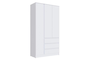 Мэнкс МСШ-24 Шкаф 3-х ств. Белый