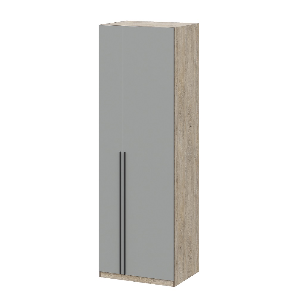 Этна 75 Шкаф Дуб эндгрей необработанный/Софт грей