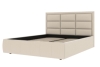 НЕО Кровать 140х200 с ПМ велюр бежевый