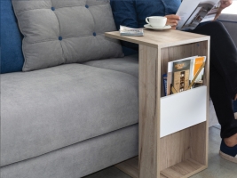 Лайт Подставка 03.291 (Дуб серый Крафт/Белый премиум)