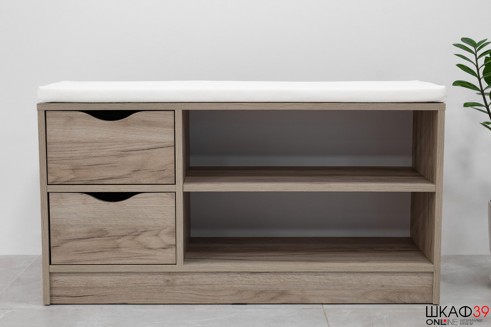 Лайт Тумба для обуви 10.82 Дуб Серый CRAFT