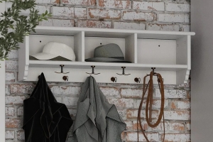 Вествик Полка навесная Белый лак