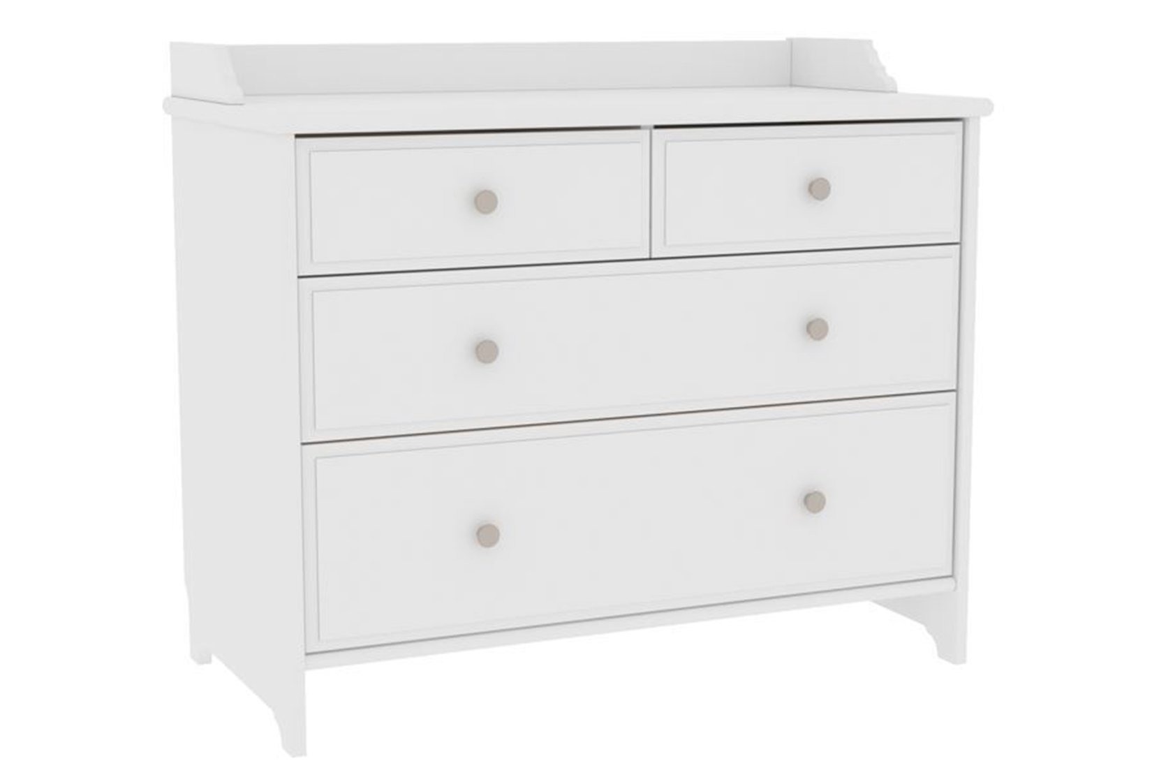 Вествик Комод 4 Белый лак