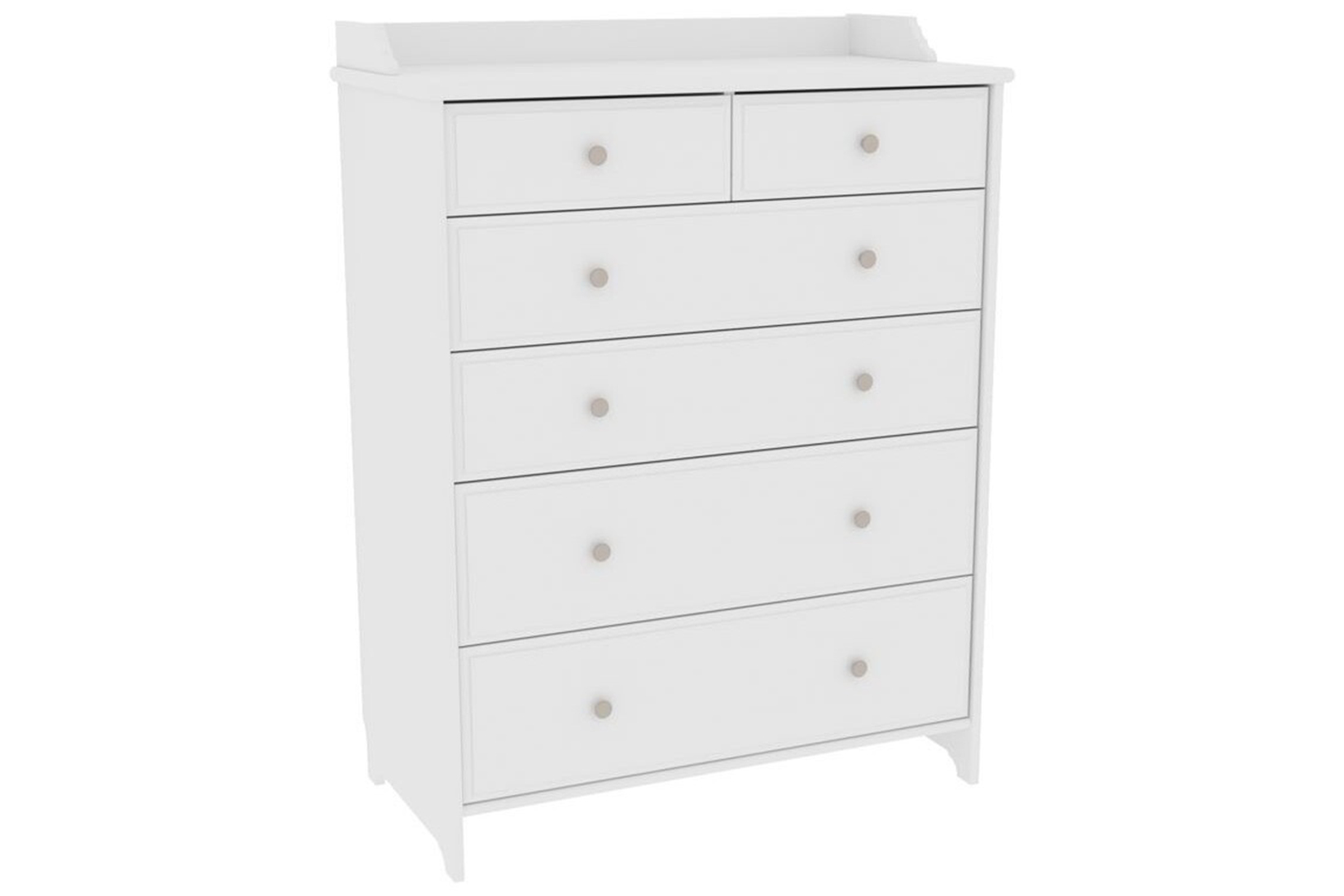 Вествик Комод 6 Белый лак