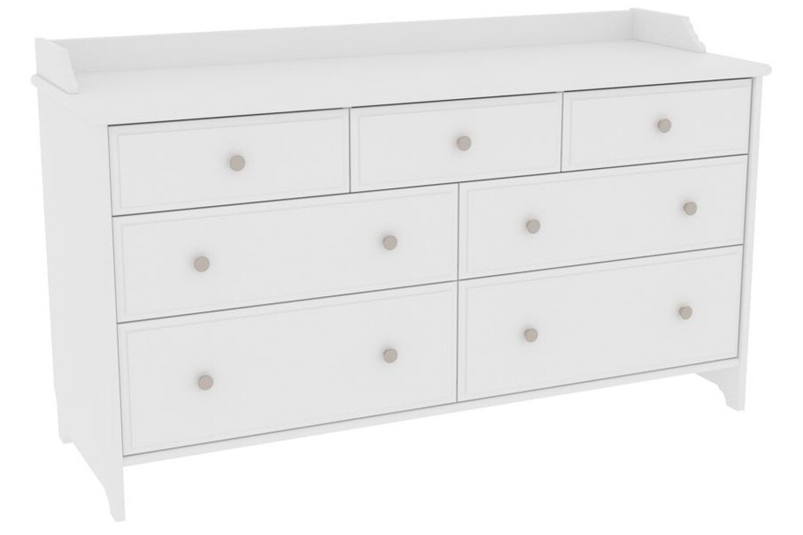 Вествик Комод 7 Белый лак