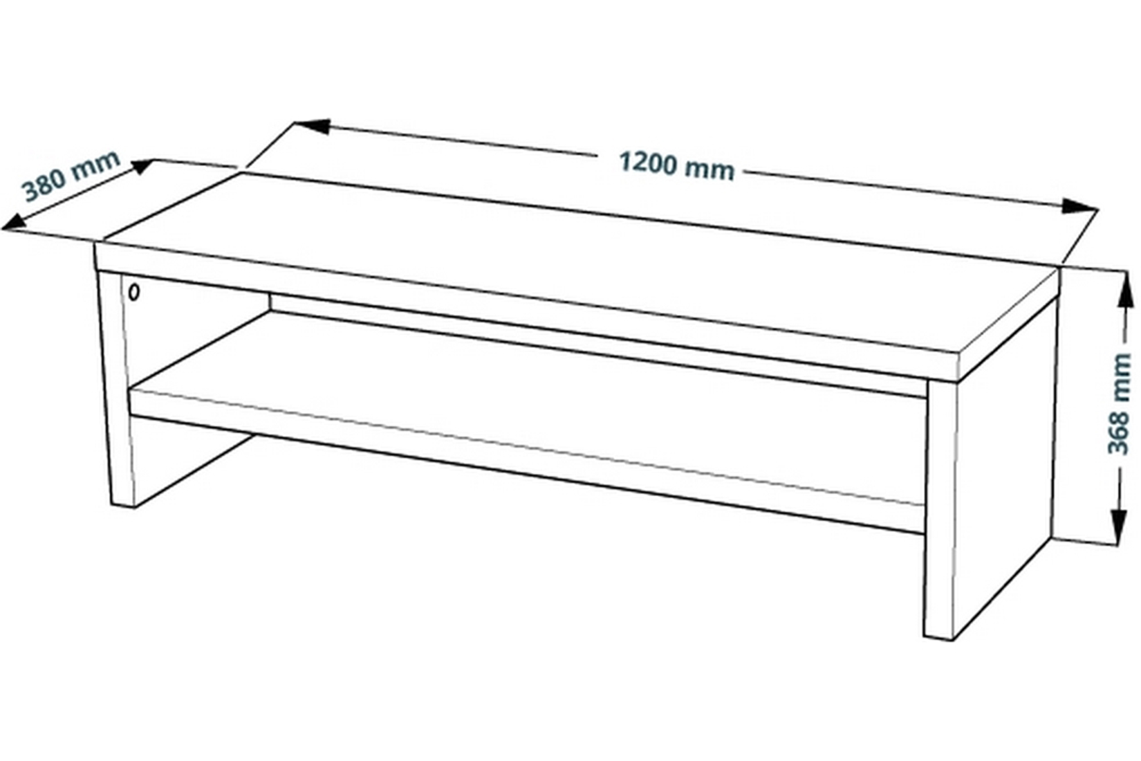 Энкель ТВ12 ТВ-тумба Белый