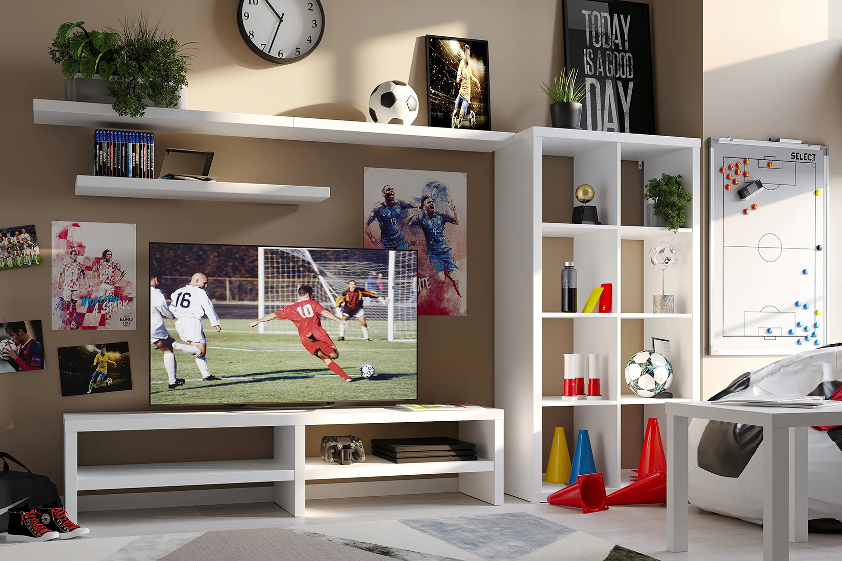 Энкель ТВ16 ТВ-тумба Белый