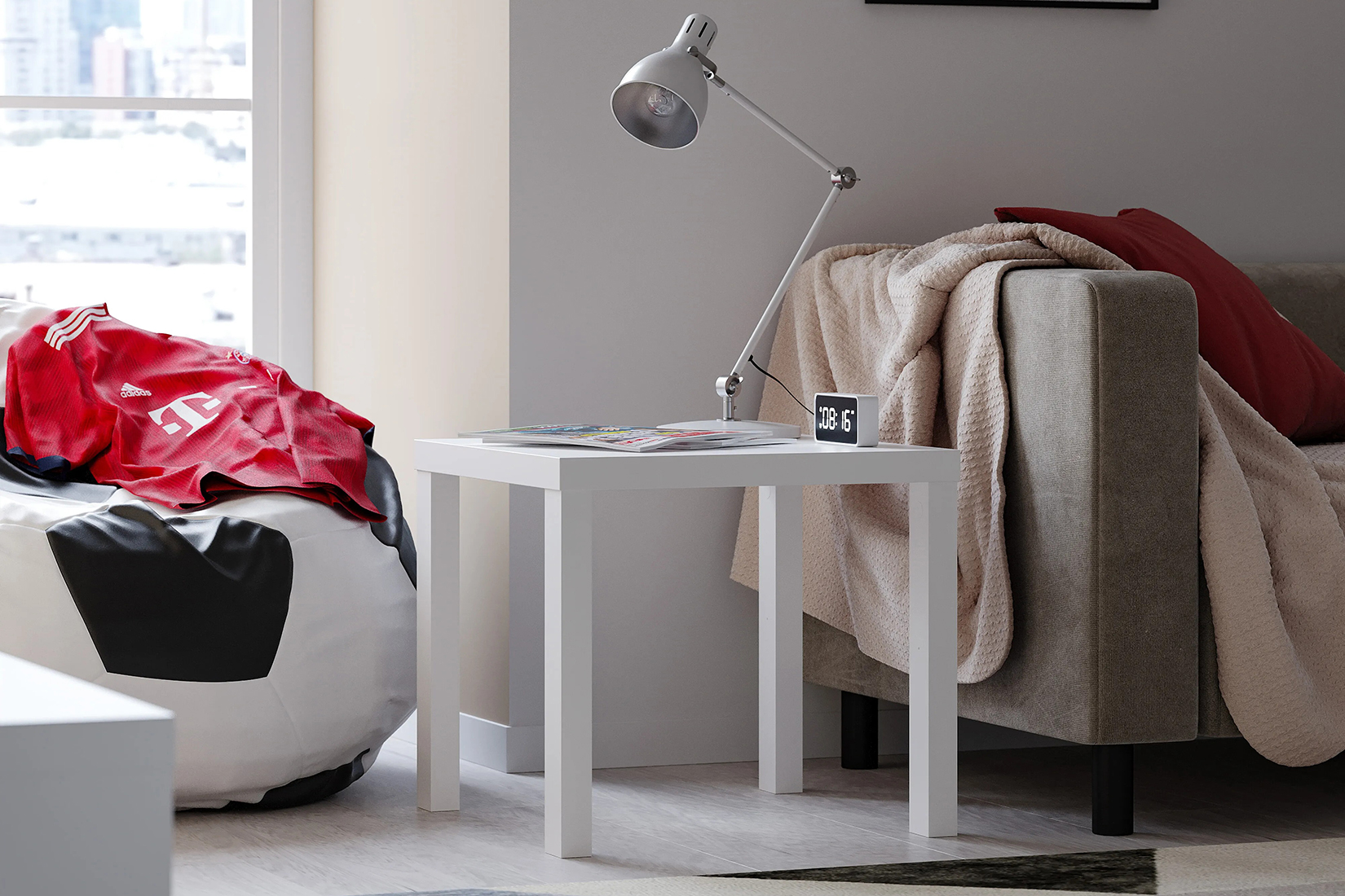 Энкель 50 Стол журнальный Белый