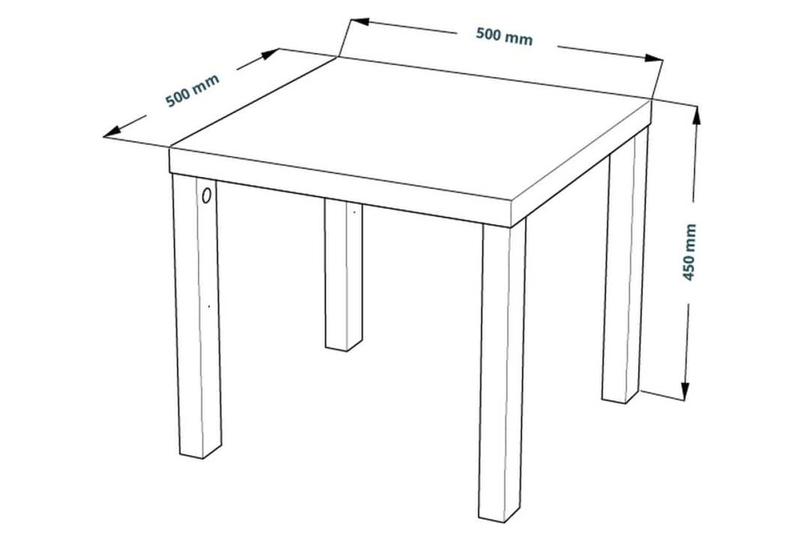 Энкель 50 Стол журнальный Белый