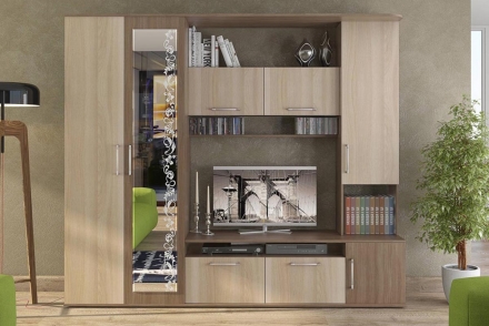 Софи Стенка Ясень шимо темный/Ясень шимо светлый