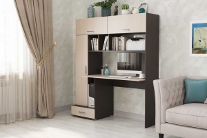 ПКС-1 Стол письменный Венге/Дуб белфорт