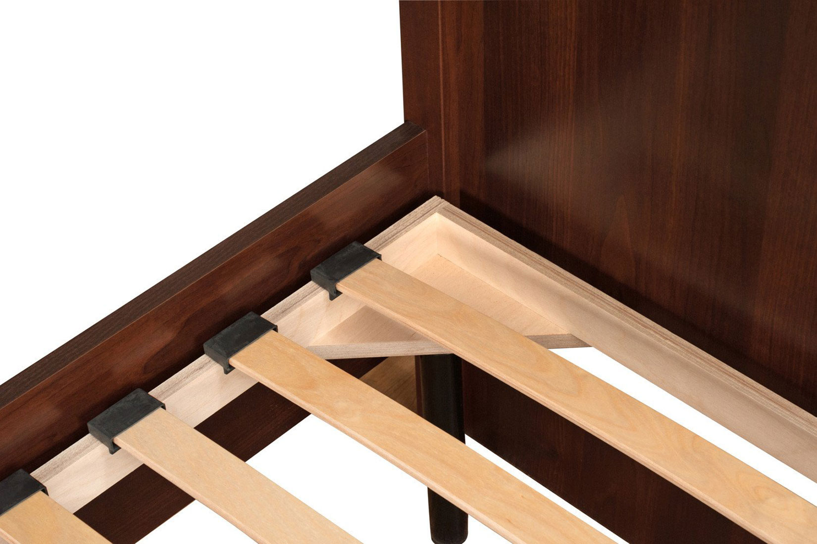 Кровать c ортопедическим основанием (дерево) Sherlock 41 180х200, орех