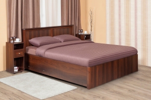Кровать с ортопедическим основанием (дерево) Sherlock 43 140х200, орех
