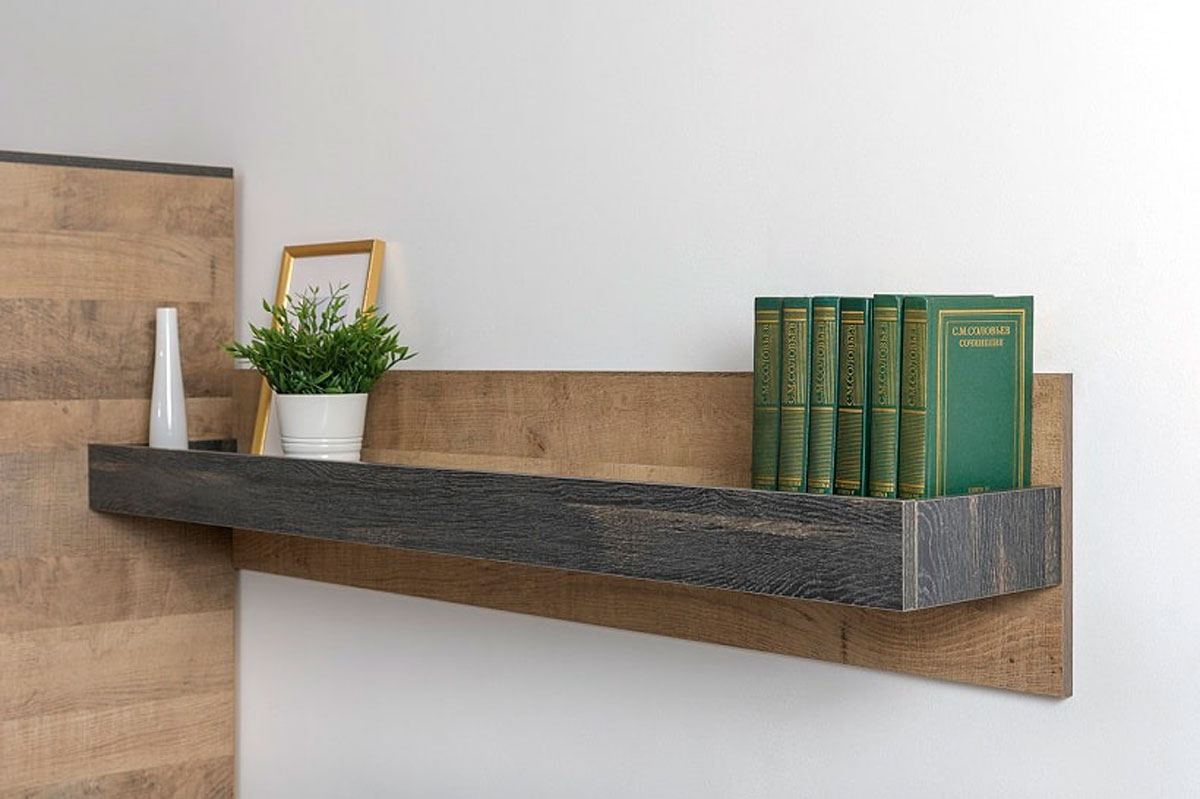 Трувор  Полка 15.60 Дуб гранж песочный/Интра