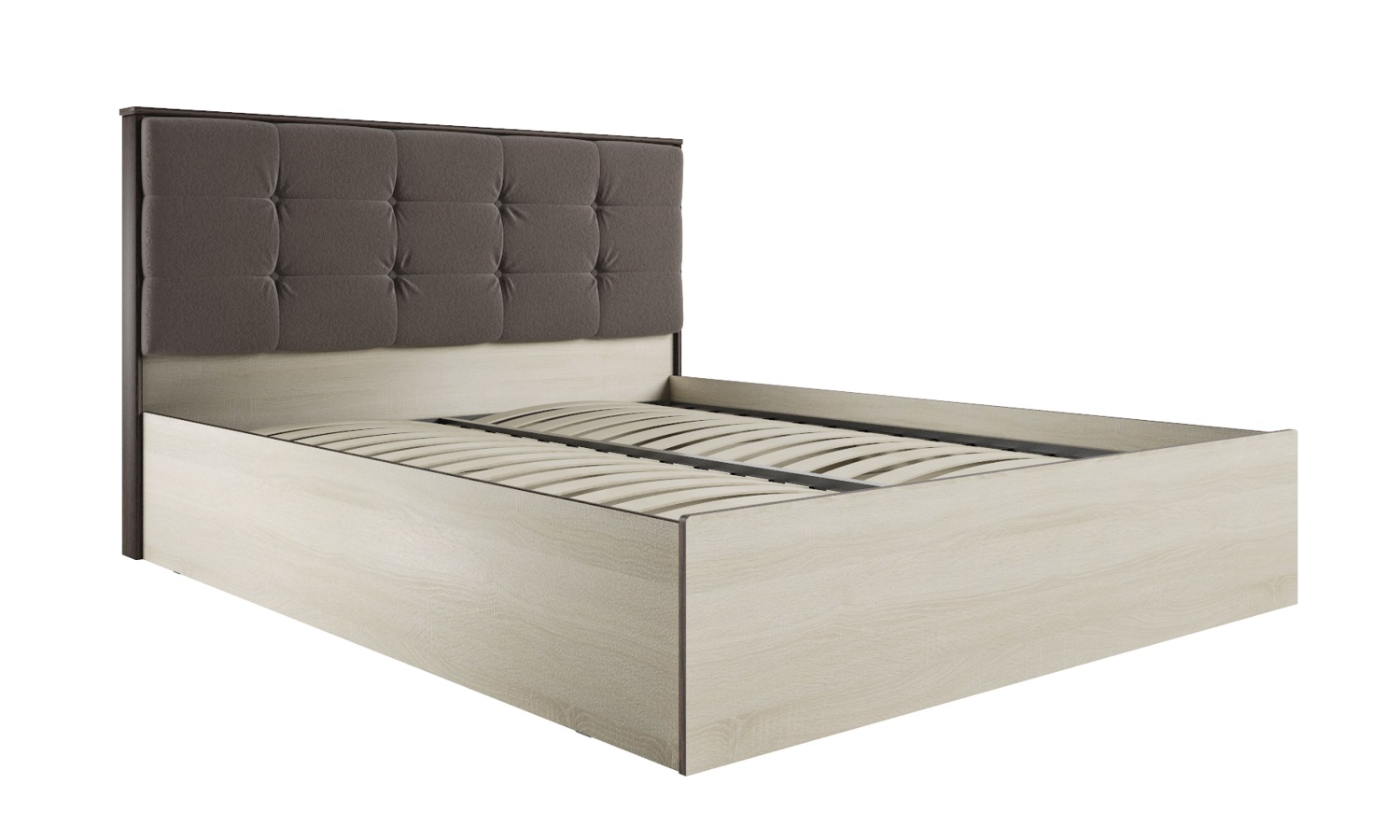 Лирика ЛК-2 Кровать с ортопедическим основанием 160х200, кофе