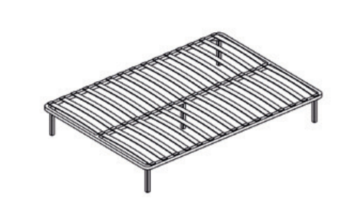 Дели Кровать 160х200 с ортопедическим основанием Дуб сонома/Карамель