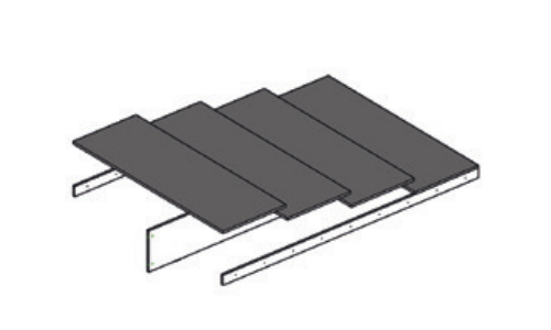 Дели Кровать 160х200 с настилом ЛДСП Дуб сонома/Сирень