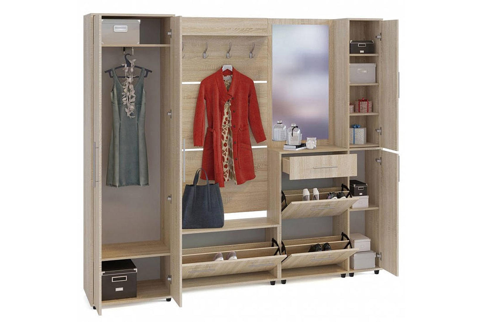 Сокол модульная прихожая Сонома