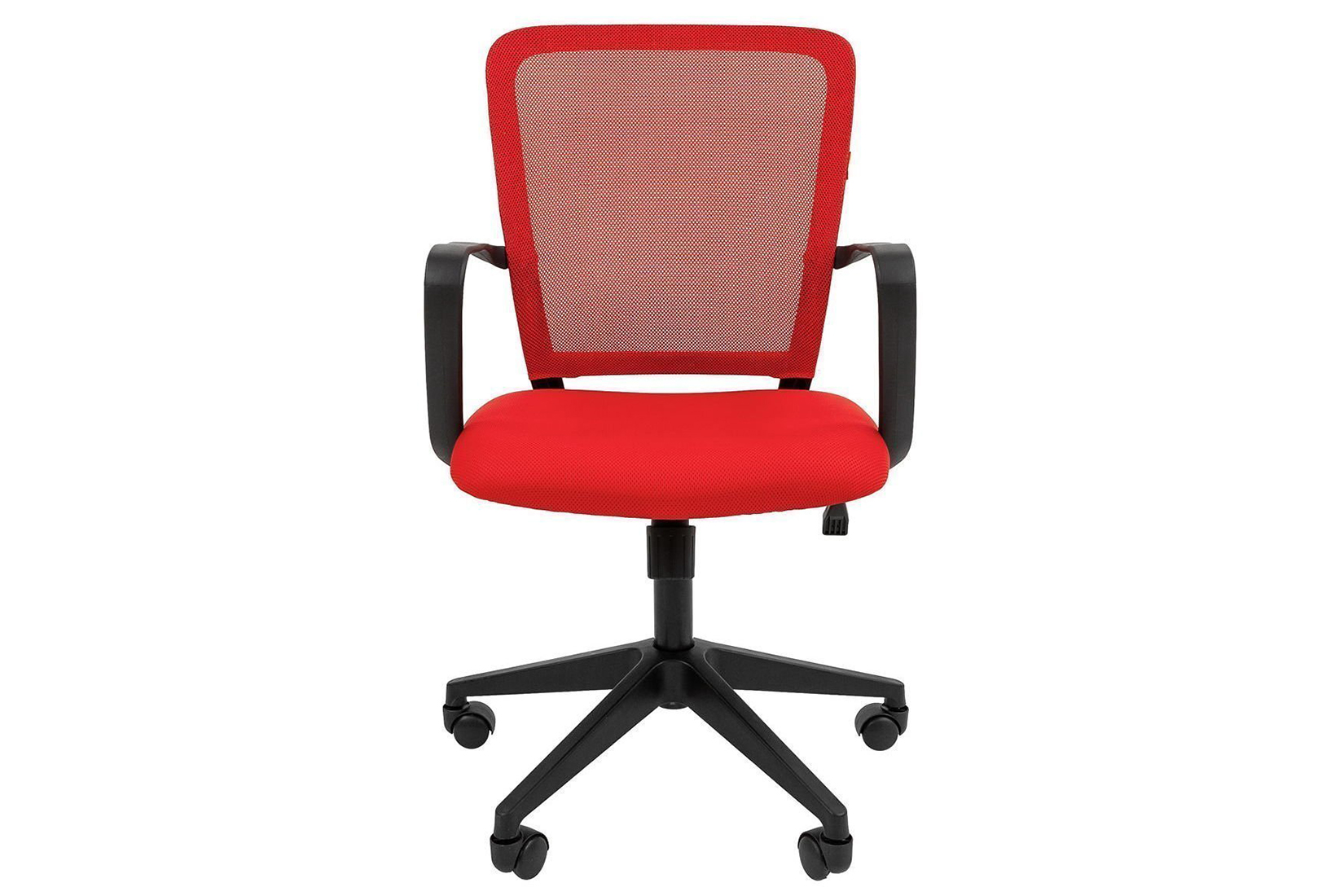 Chairman 698 Кресло ткань/сетка Красный (нагрузка до 140кг)