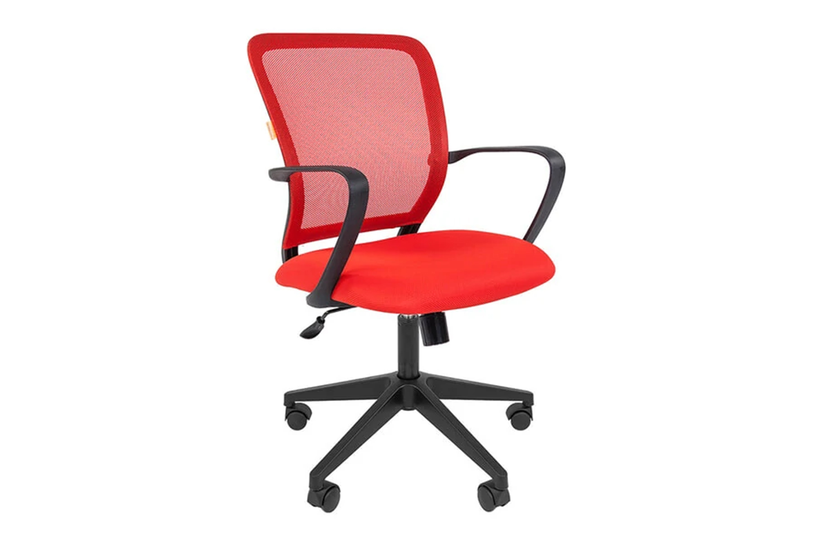 Chairman 698 Кресло ткань/сетка Красный (нагрузка до 140кг)
