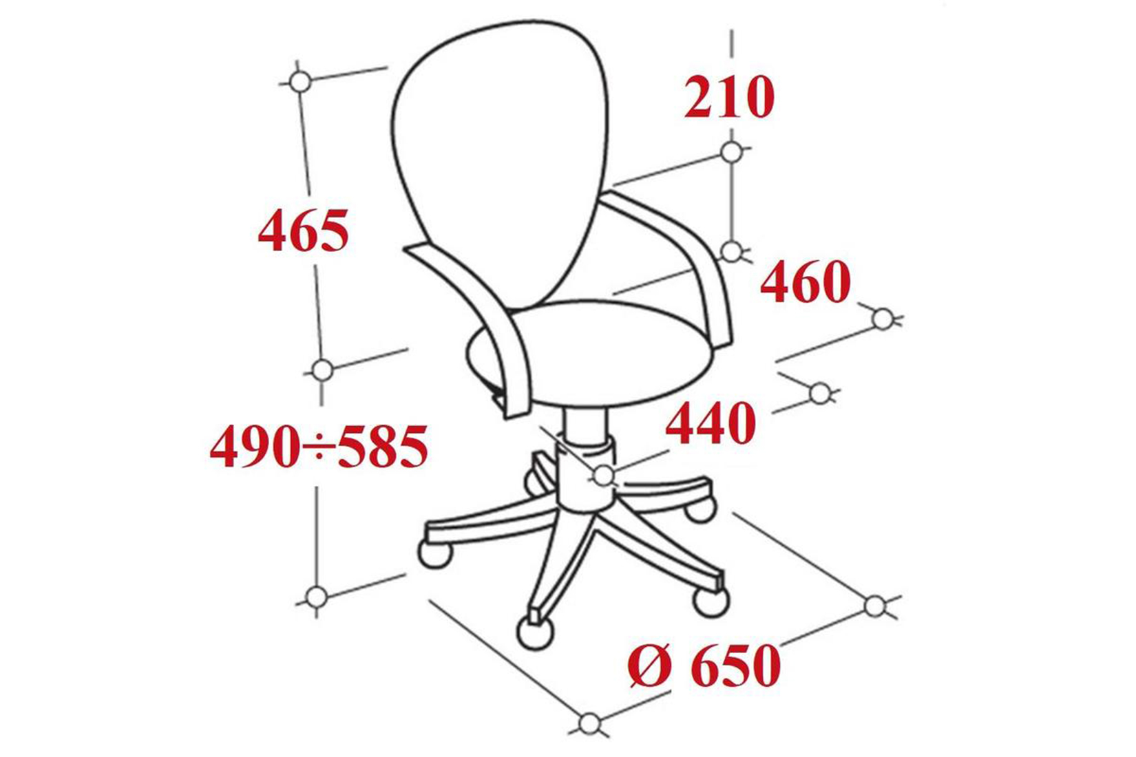 Chairman 698 Кресло ткань/сетка Красный (нагрузка до 140кг)