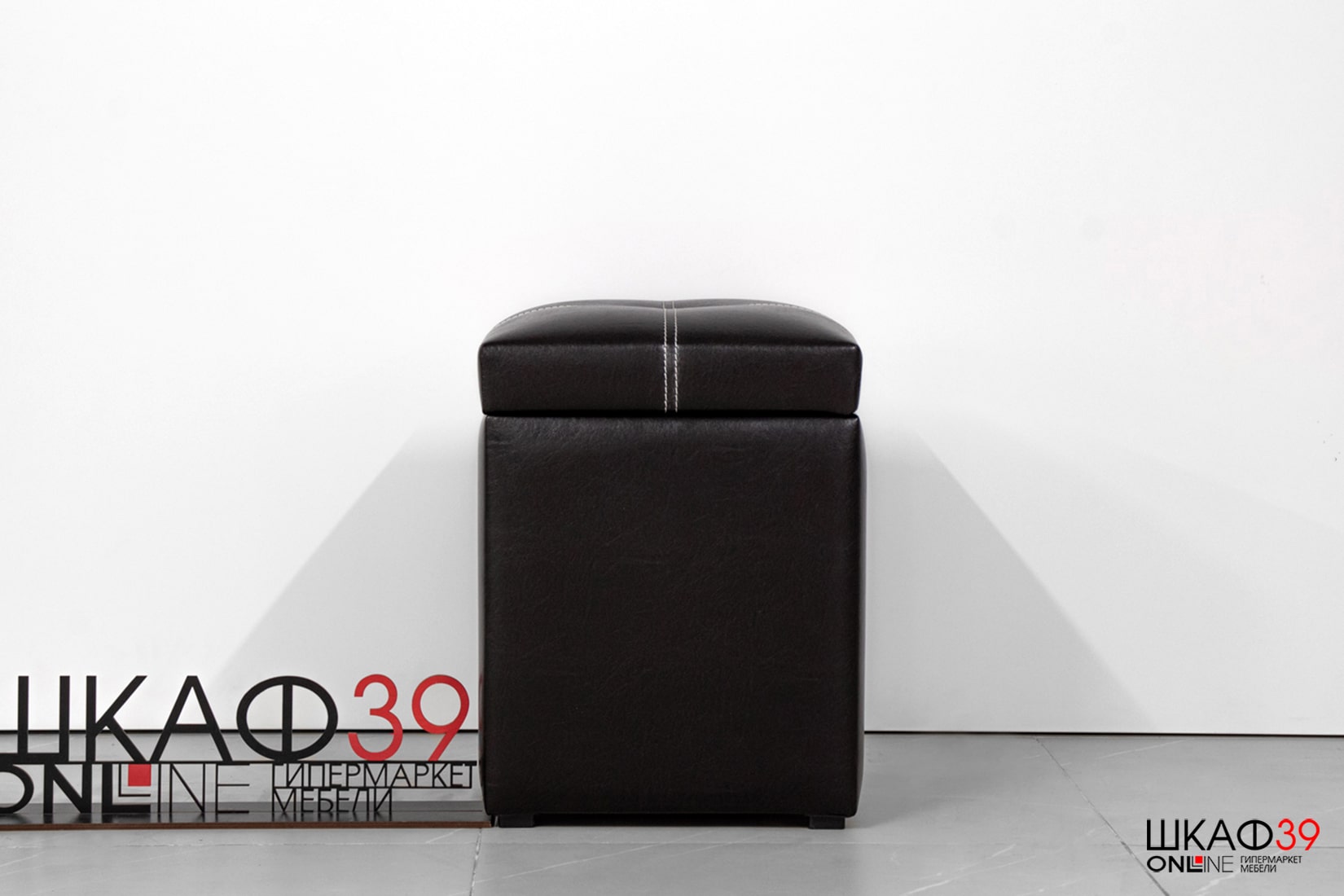 Остин Пуф (Кожзам Коричневый)