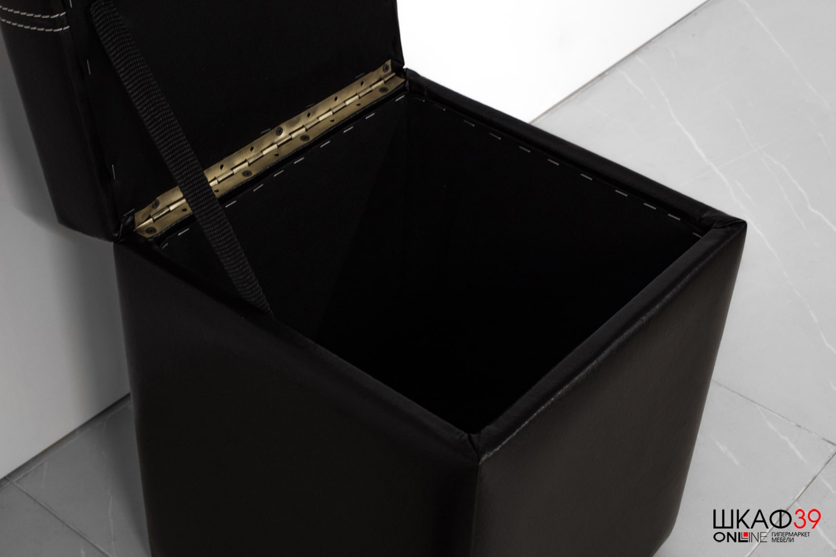 Остин Пуф (Кожзам Коричневый)