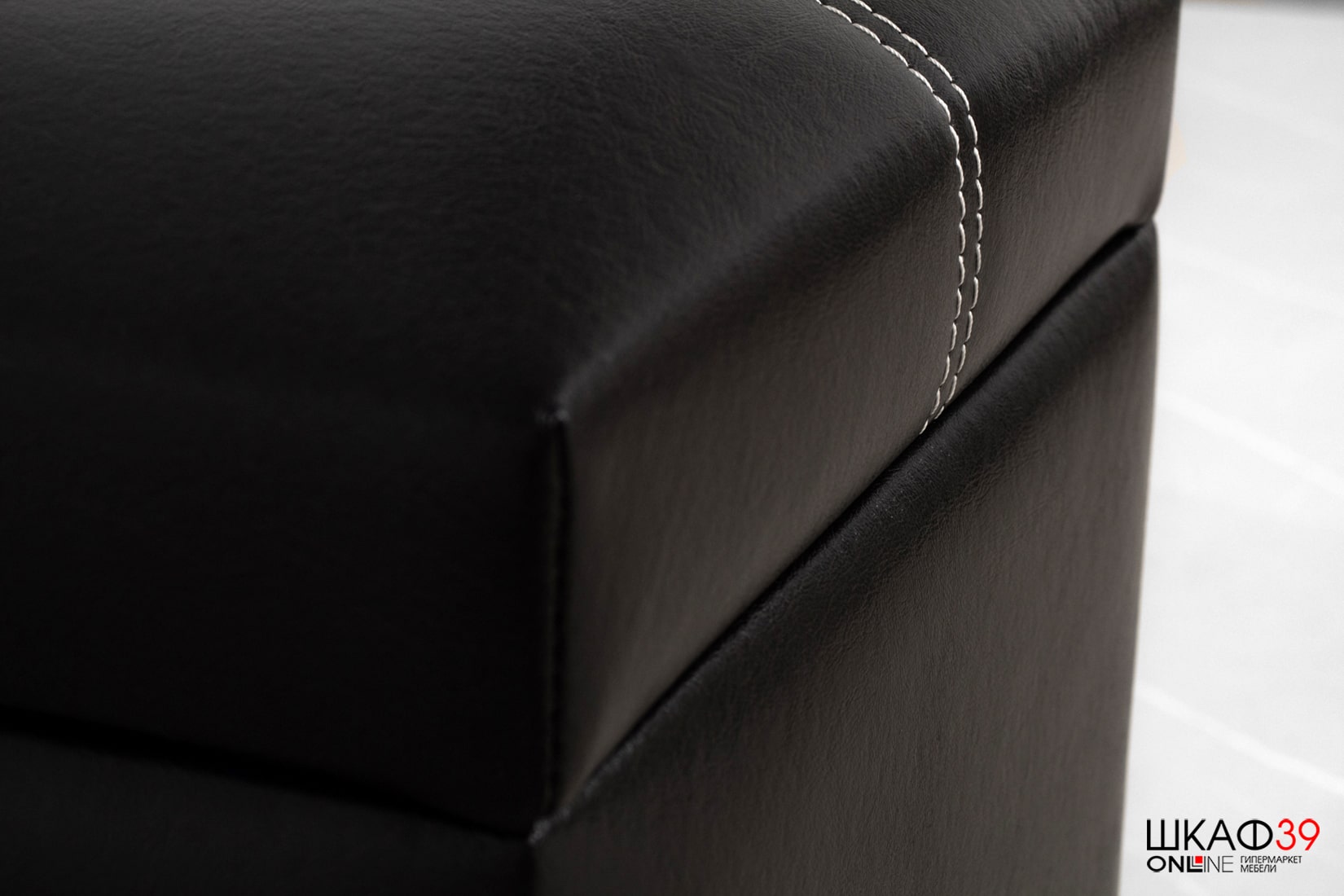 Остин Пуф (Кожзам Коричневый)