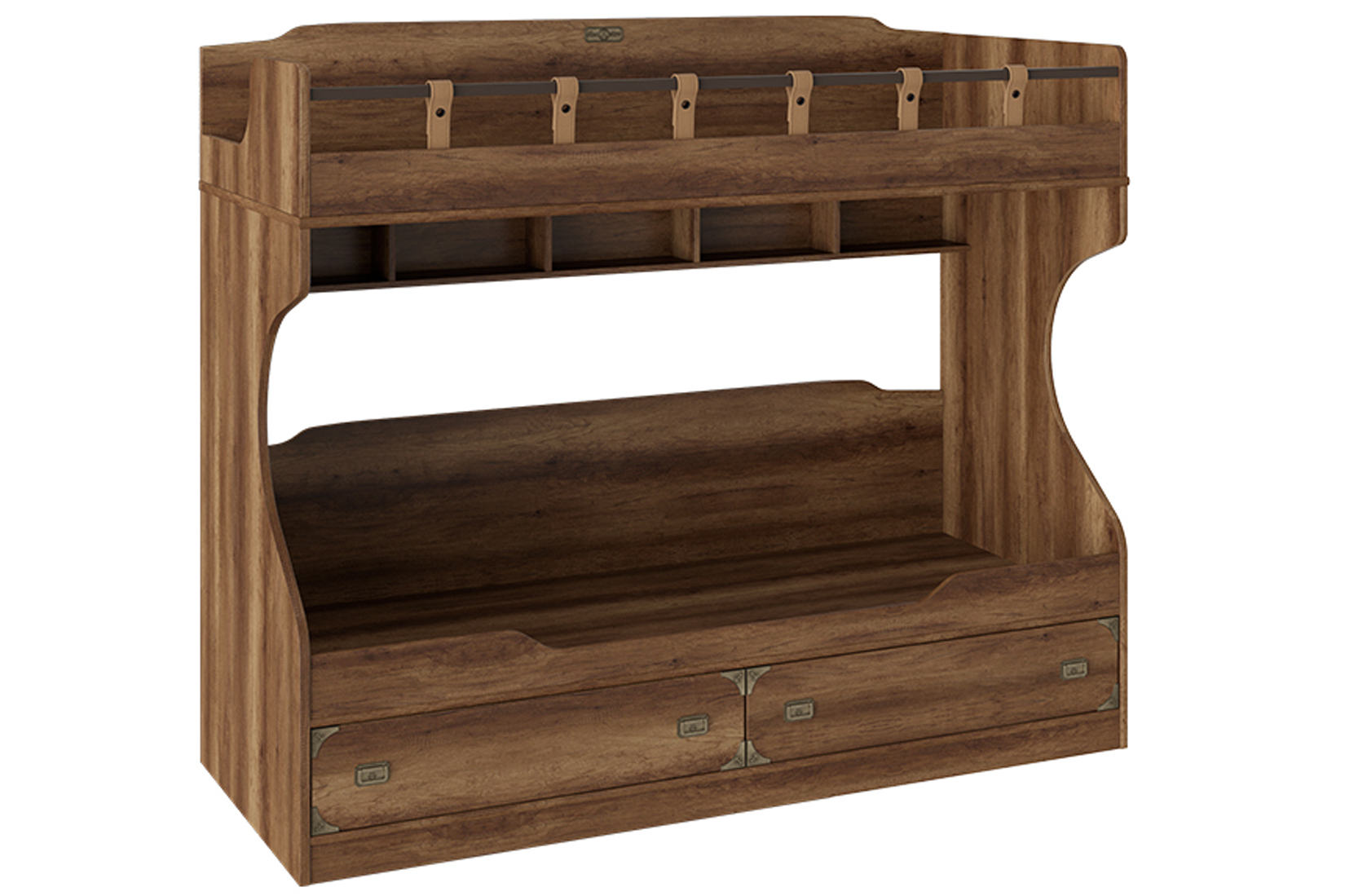 Навигатор Кровать двухъярусная 80х200 Дуб каньон