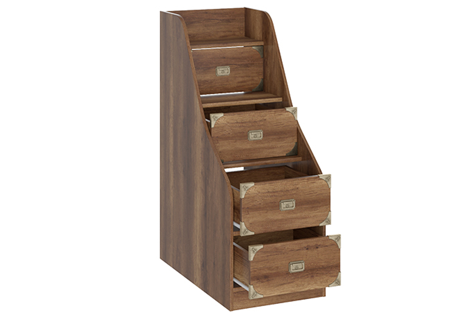 Навигатор Лестница приставная с ящиками Дуб Каньон