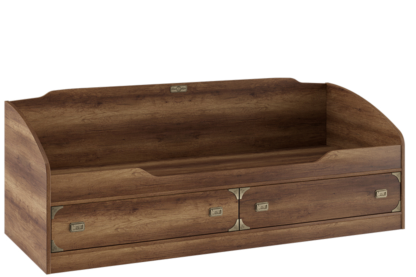 Навигатор Кровать с 2-мя ящиками 80х200 Дуб каньон 